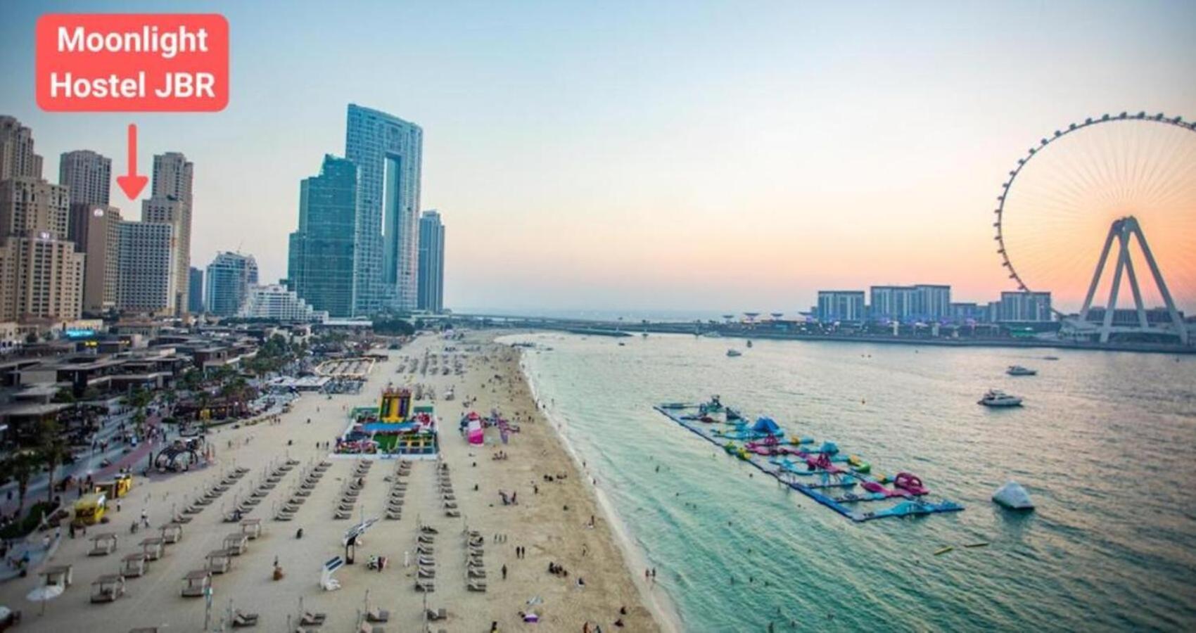 Moonlight Hostel Jbr - 2Min Walk To Jbr Beach - Gym - 2Min Metro Station - Poll Dubai Esterno foto